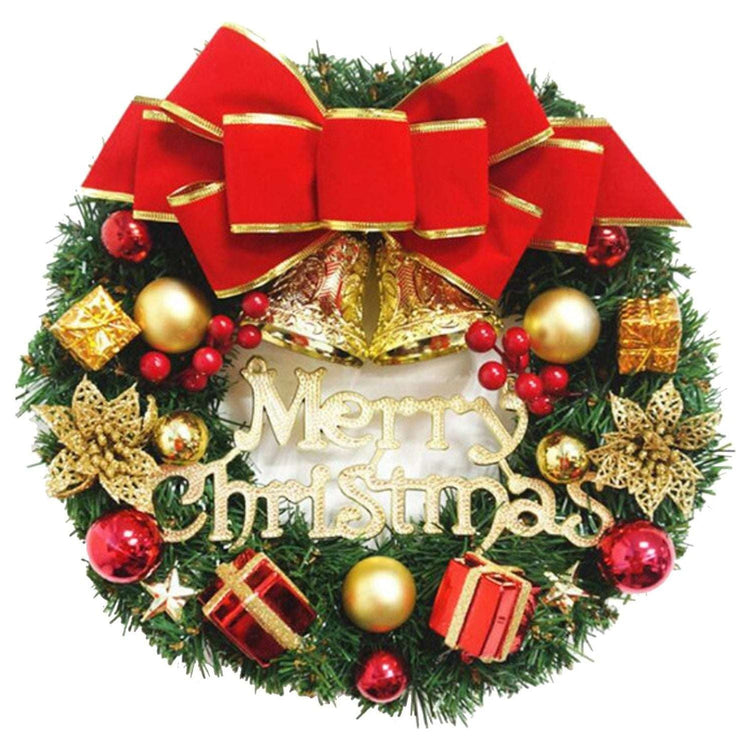 Christmas Wreath Door Garland Decoration Front Door Hanging Flowers Tree Decor(J1-2) - Magdasmall