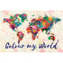 Colour My World - Poster Map