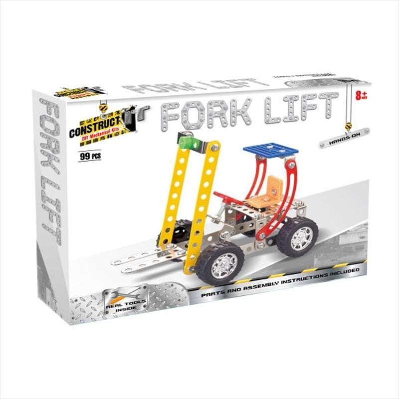 Construct-It! - Fork Lift, 99-Piece Metal Building Set - Magdasmall