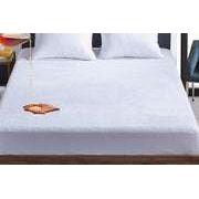 coral fleece waterproof fitted mattress protector double