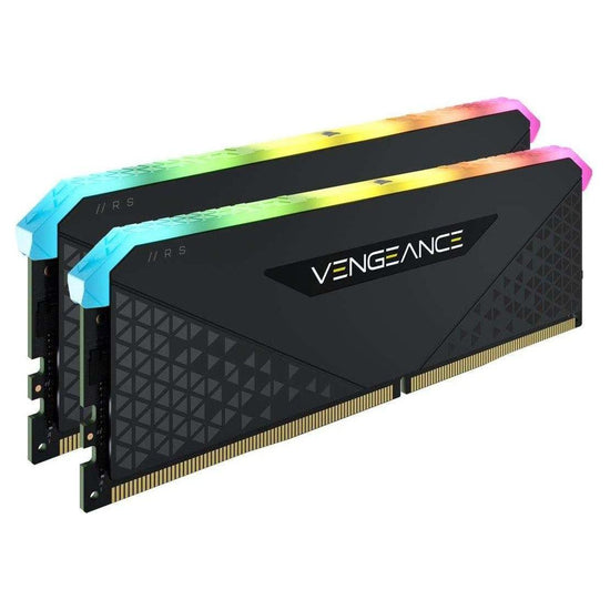 CORSAIR Vengeance RGB RS 16GB (2X8GB) DDR4 3600MHz C18 18-22-22-42 Desktop Gaming Memory Black