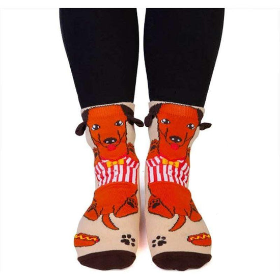 Dachshund Feet Speak Socks