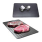 Defrost Express Defrosting Meat Tray - Miracle Aluminium Thawing Plate Board Mat