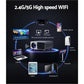 Devanti 2.4G/5G Wifi Video Projector 4K 1080P Home Cinema Screen Cast HDMI
