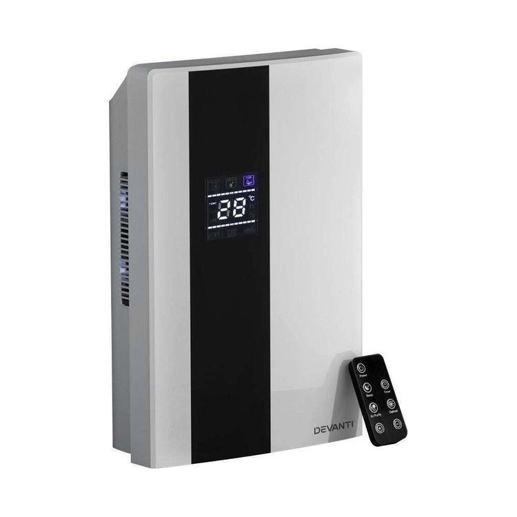 Devanti 2L Dehumidifier Air Purifier White