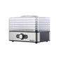 Devanti 5 Trays Food Dehydrator Stainless Steel Tray