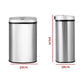 Devanti 50L Sensor Bin Motion Rubbish Automatic Silver