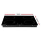 Devanti Electric Induction Cooktop 60cm Ceramic 4 Zones Stove Cook Top Hot Plate