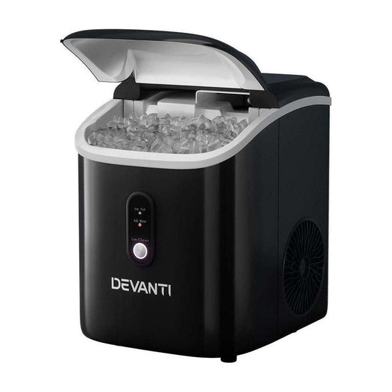 Devanti Portable Ice Maker Machine Nuggetc Ice Cube 15kg Bar Countertop