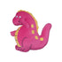 Dinosaur Pink Shaped Kids Filled Cushion