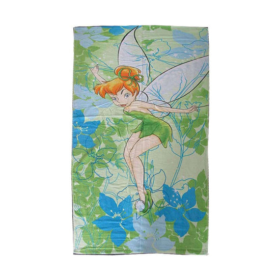 Disney Kids Licensed Tinkerbell Green Beach Towel