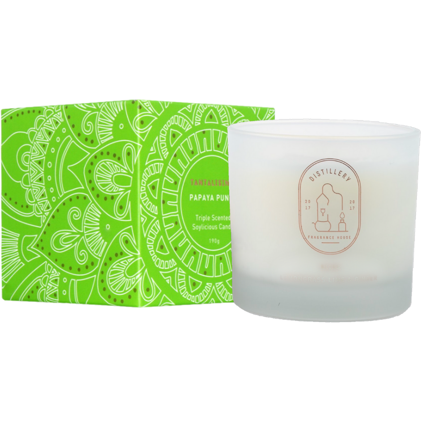 DISTILLERY SOY CANDLE 190G &amp; 450G- VARIOUS FRAGRANCES