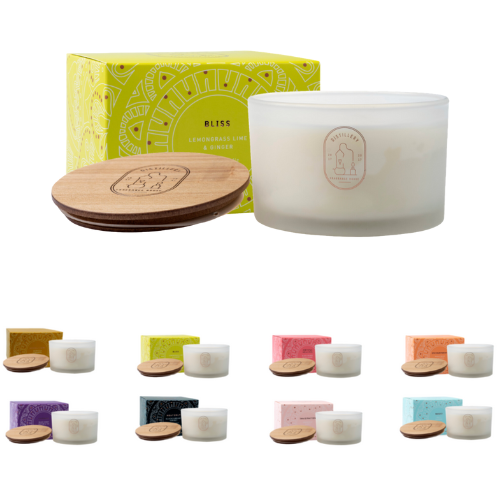 DISTILLERY SOY CANDLE 190G & 450G- VARIOUS FRAGRANCES