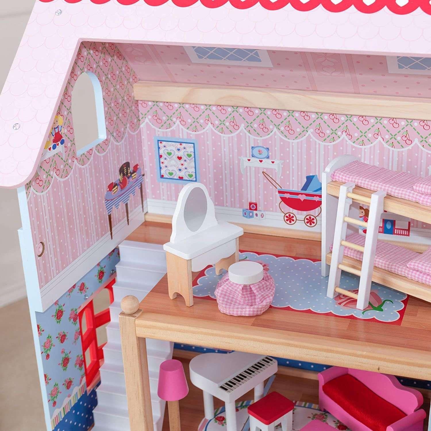 Doll Cottage with Furniture for kids (Model 1) - Magdasmall
