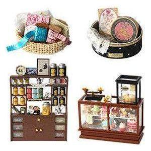 Dollhouse Miniature with Furniture Kit Plus Dust Proof and Music Movement - Rosa Garden Tea