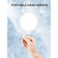 Double-Sided 1X/20X Magnifying Foldable Makeup Mirror for Handheld, Table and Travel Usage