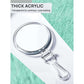 Double-Sided 1X/20X Magnifying Foldable Makeup Mirror for Handheld, Table and Travel Usage