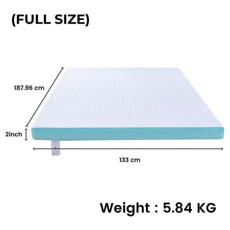 Dual Layer Mattress Topper 2/3/4 inch with Gel Infused