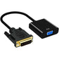 DVI to VGA Adapter,ABLEWE 1080p Active DVI-D to VGA Adapter Converter 24+1 Male to Female Adapter