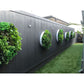 80cm Colour Splash Artificial Vertical Garden Wall Art Disc