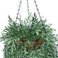 110cm UV Potted Fern Artificial Hanging Basket (Indoor / Outdoor)