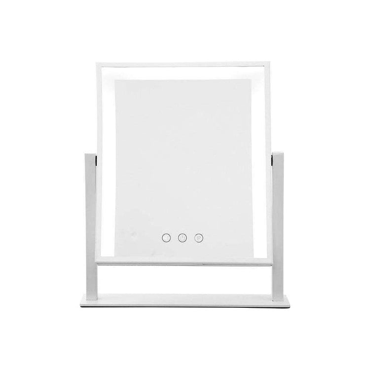 Embellir Makeup Mirror 25x30cm with Led light Lighted Standing Mirrors White