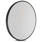 Embellir Wall Mirror Makeup 50cm Home Decor Framed Mirrors Bathroom Round Black