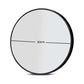 Embellir Wall Mirror Makeup 50cm Home Decor Framed Mirrors Bathroom Round Black