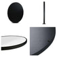 Embellir Wall Mirror Makeup 50cm Home Decor Framed Mirrors Bathroom Round Black
