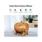 Essential Oil Aroma Diffuser - 350ml Barrel Wood Ultrasonic Air Mist Humidifier