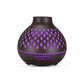 Essential Oil Aroma Diffuser and Remote - 400ml Hollowed Wood Mist Humidifier