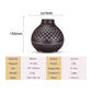 Essential Oil Aroma Diffuser and Remote - 400ml Hollowed Wood Mist Humidifier