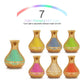 Essential Oil Aroma Diffuser and Remote - 500ml Tulip Top Wood Mist Humidifier