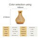 Essential Oil Aroma Diffuser and Remote - 500ml Tulip Top Wood Mist Humidifier