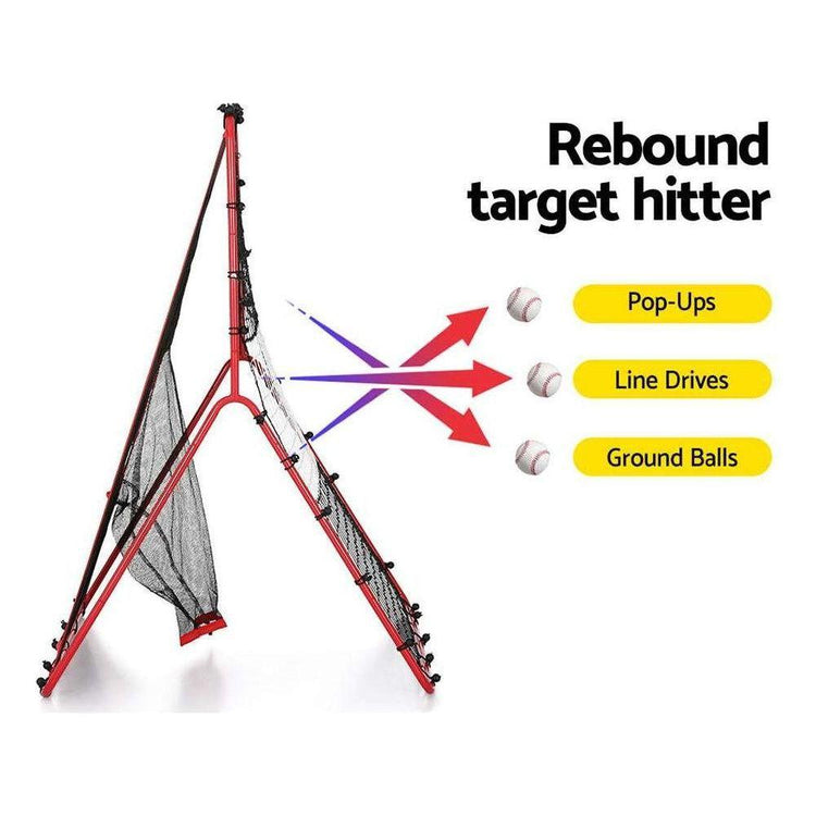 Everfit 2 in 1 Baseball Net Target Zone Rebound Net Pitching Target Hitter