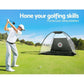 Everfit 3M Golf Practice Net Tent Portable Training Aid Driving Target Mat Soccer