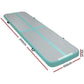 Everfit 3m x 1m Air Track Mat Gymnastic Tumbling Mint Green and Grey