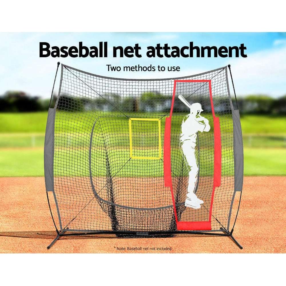 Everfit Baseball Pitching Kit with Rack Rebound Net Softball Training Aid