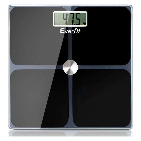 Everfit Body Fat Bathroom Scale Weighing Tracker Gym 180KG - Magdasmall