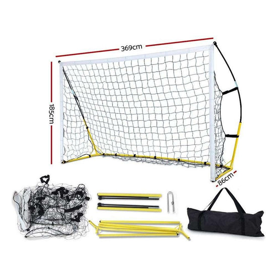 Everfit Portable Soccer Football Goal Net Kids Outdoor Training Sports 3.6M XL - Magdasmall