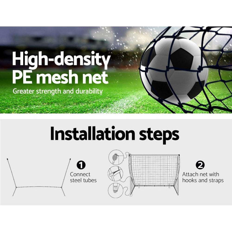 Everfit Portable Soccer Football Goal Net Kids Outdoor Training Sports 3.6M XL - Magdasmall