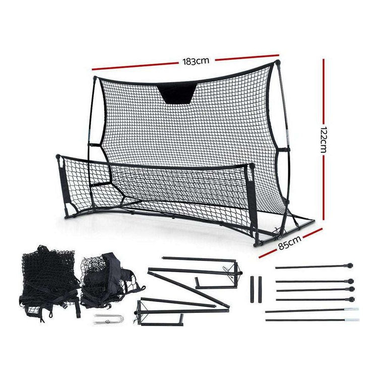 Everfit Portable Soccer Rebounder Net Volley Training Football Goal Pass Trainer - Magdasmall