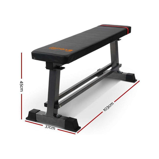 Everfit Weight Bench Flat Multi-Station Home Gym Squat Press Benches Fitness