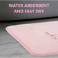 Extra Thick Memory Foam &amp; Super Comfort Bath Rug Mat for Bathroom (60 x 40 cm, Pink)