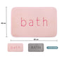 Extra Thick Memory Foam &amp; Super Comfort Bath Rug Mat for Bathroom (60 x 40 cm, Pink)