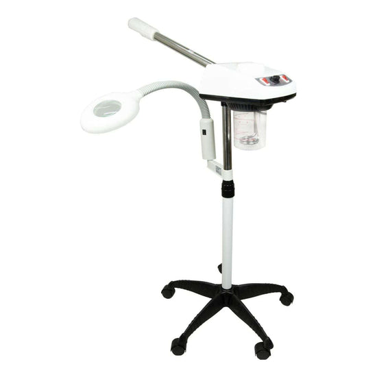 Facial Steamer and Magnifying Lamp 2in1 Beauty Machine Face Spa Magnifier Stand