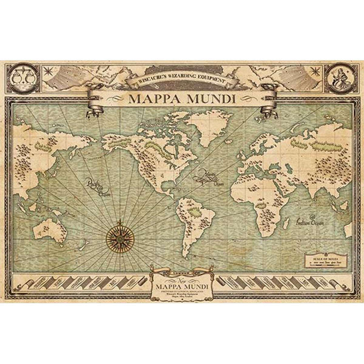 Fantastic Beasts And Where To Find Them - Mappa Mundi - Magdasmall