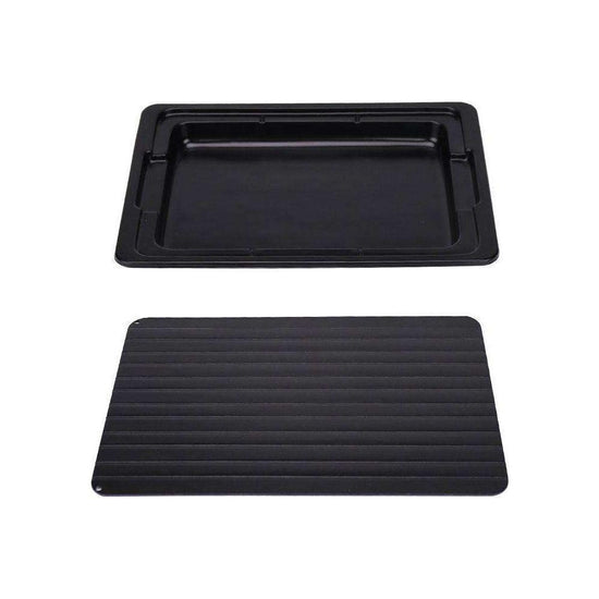 Fast Defrosting Meat Tray FDA Approved - Medium Miracle Aluminium Thawing Plate