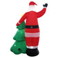 Festiss 2.5m Santa and Christmas Tree Christmas Inflatable with LED