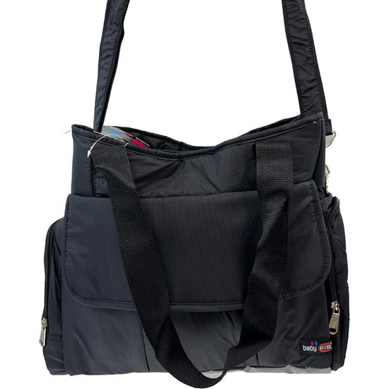 FIB Baby Nappy Bag Diaper Maternity Milk Mummy Changing Travel Tote - Black